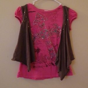 Girls Cross Shirt